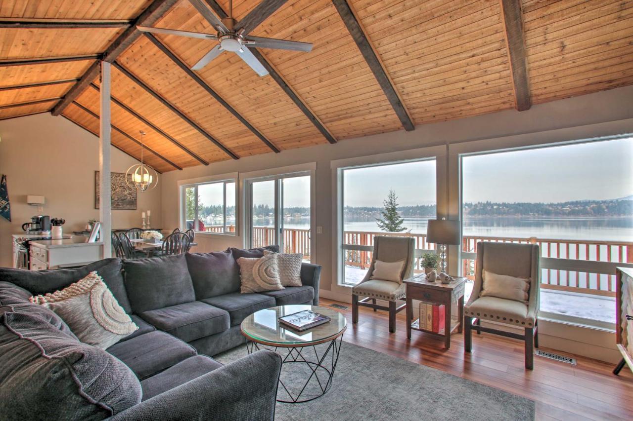 Hillside Home With Dock About 8 Mi To Coeur Dalene! Hayden Lake エクステリア 写真