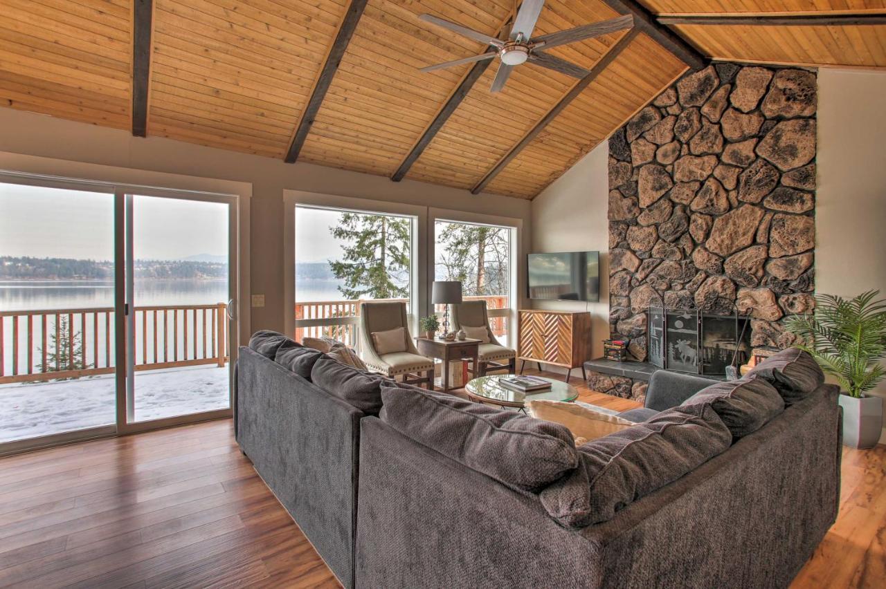 Hillside Home With Dock About 8 Mi To Coeur Dalene! Hayden Lake エクステリア 写真