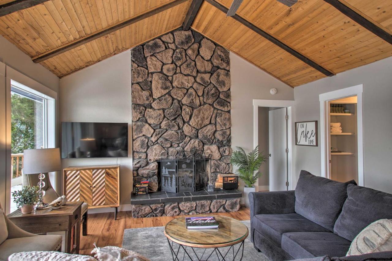 Hillside Home With Dock About 8 Mi To Coeur Dalene! Hayden Lake エクステリア 写真