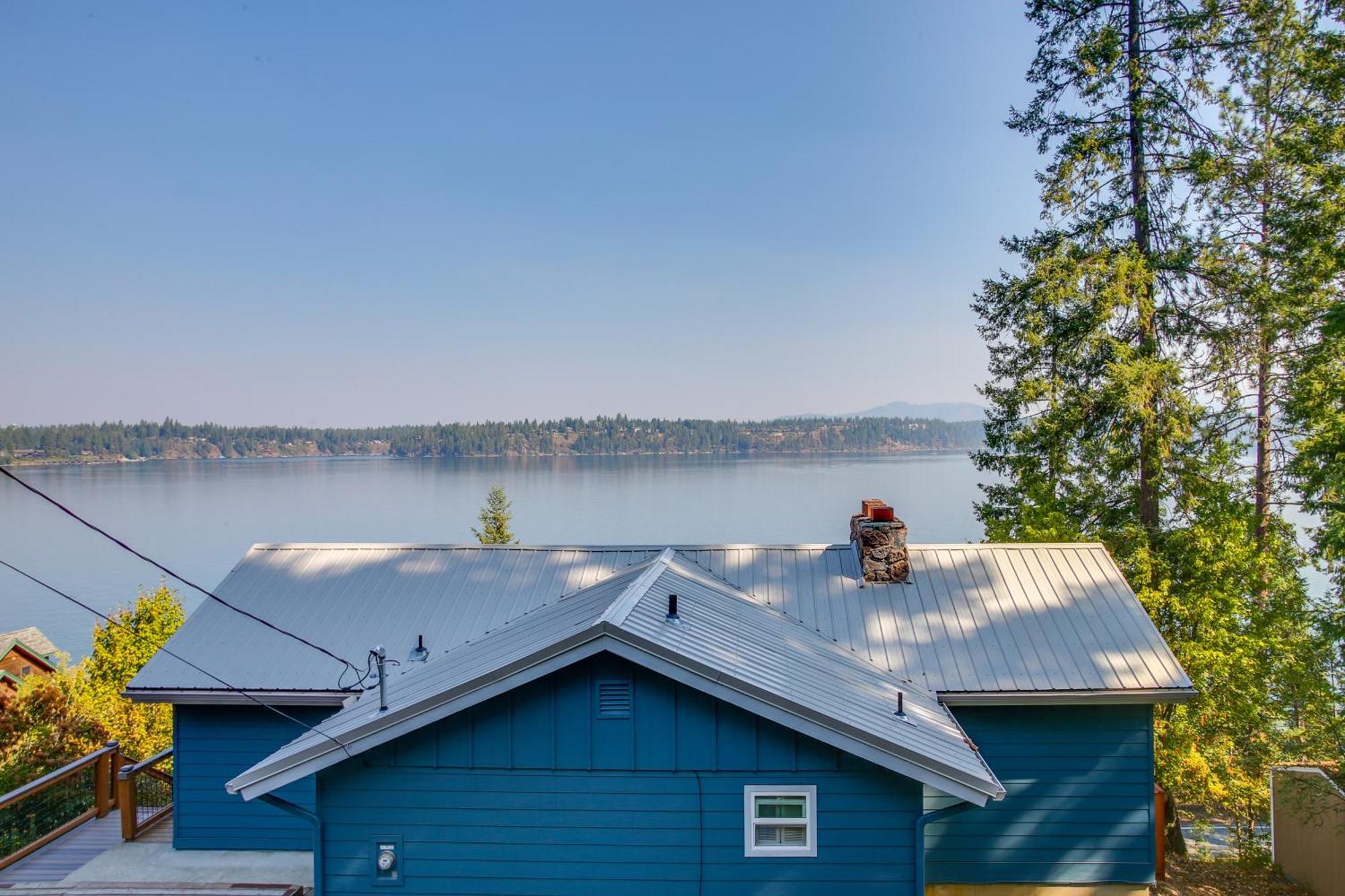 Hillside Home With Dock About 8 Mi To Coeur Dalene! Hayden Lake エクステリア 写真